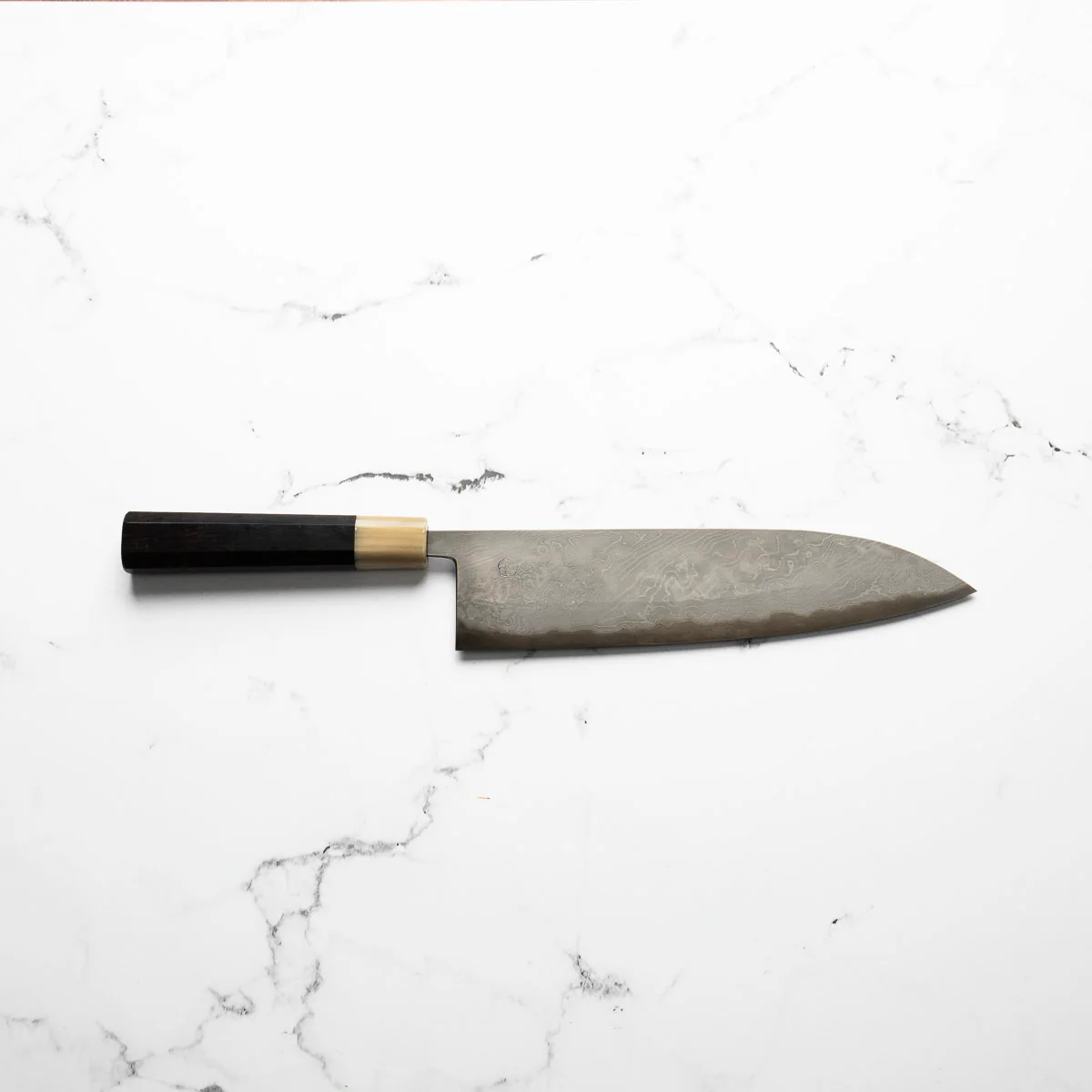 Miyazaki Hineri Blue 2 Damascus Gyuto 240mm - Image 4