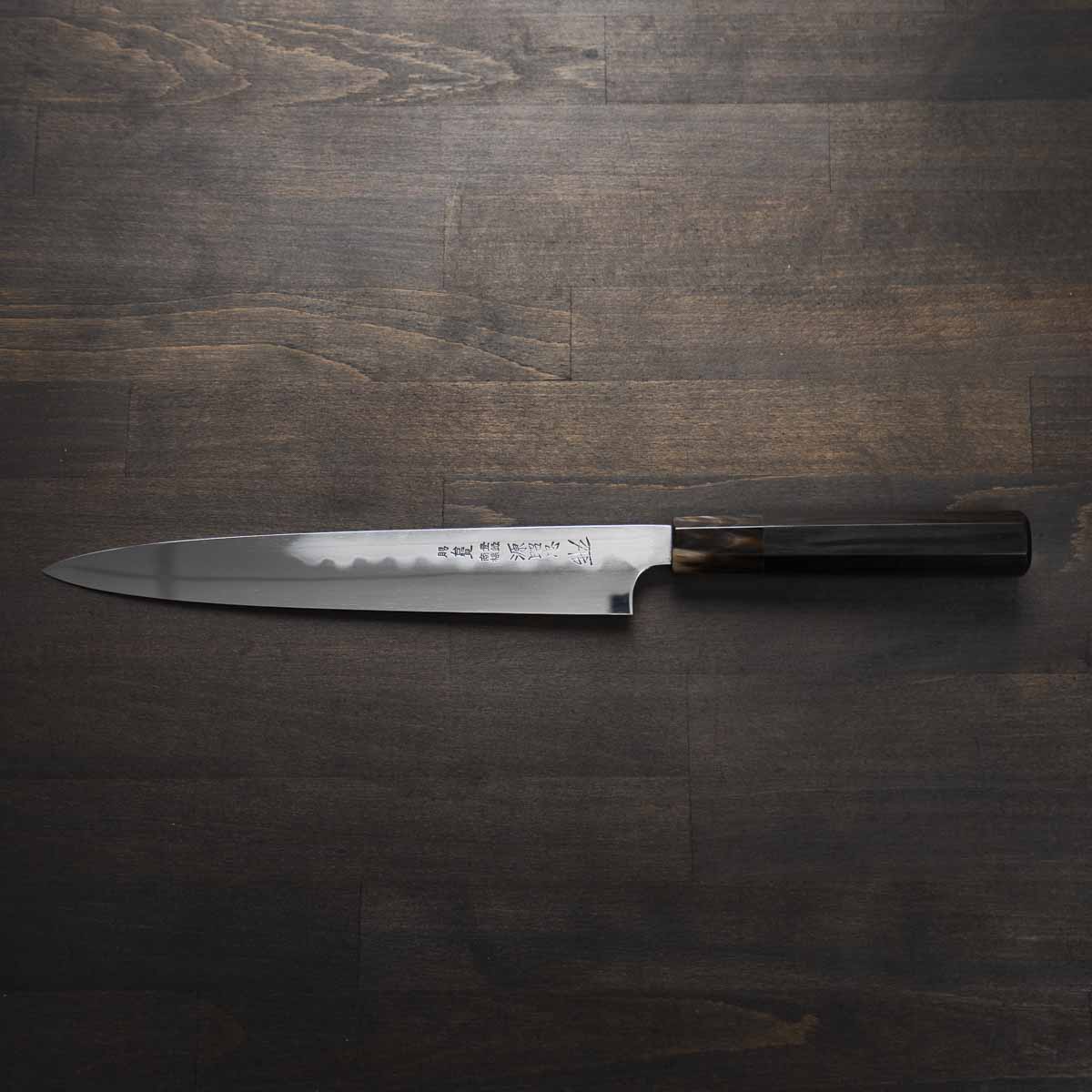 Mizuno Tanrenjo Honyaki DX Blue 2 Double Sided Mirror Ripple Sujihuki 240mm - Image 5