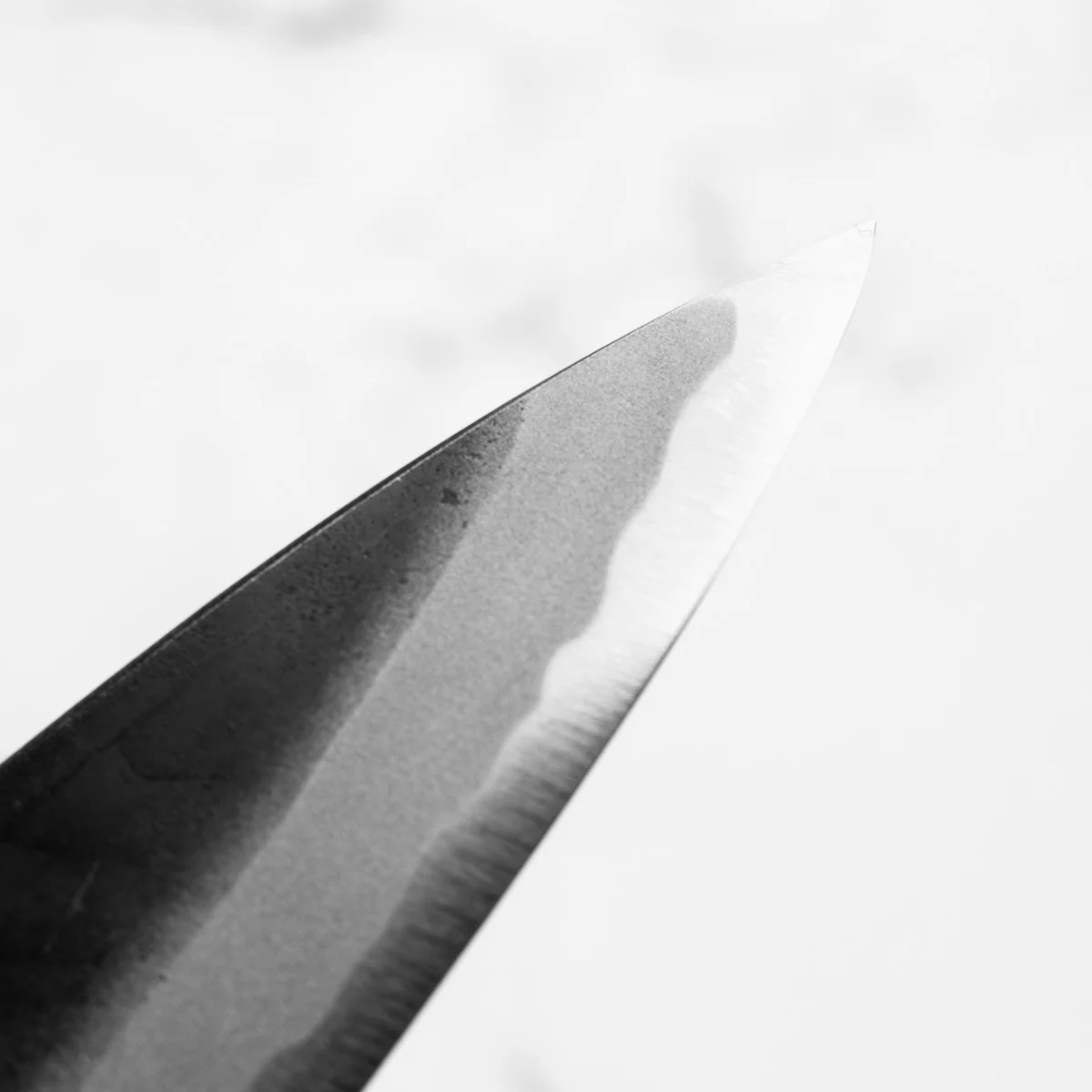 Morihei Munetsugu Blue 2 Kurouchi Petty 135mm - Image 8