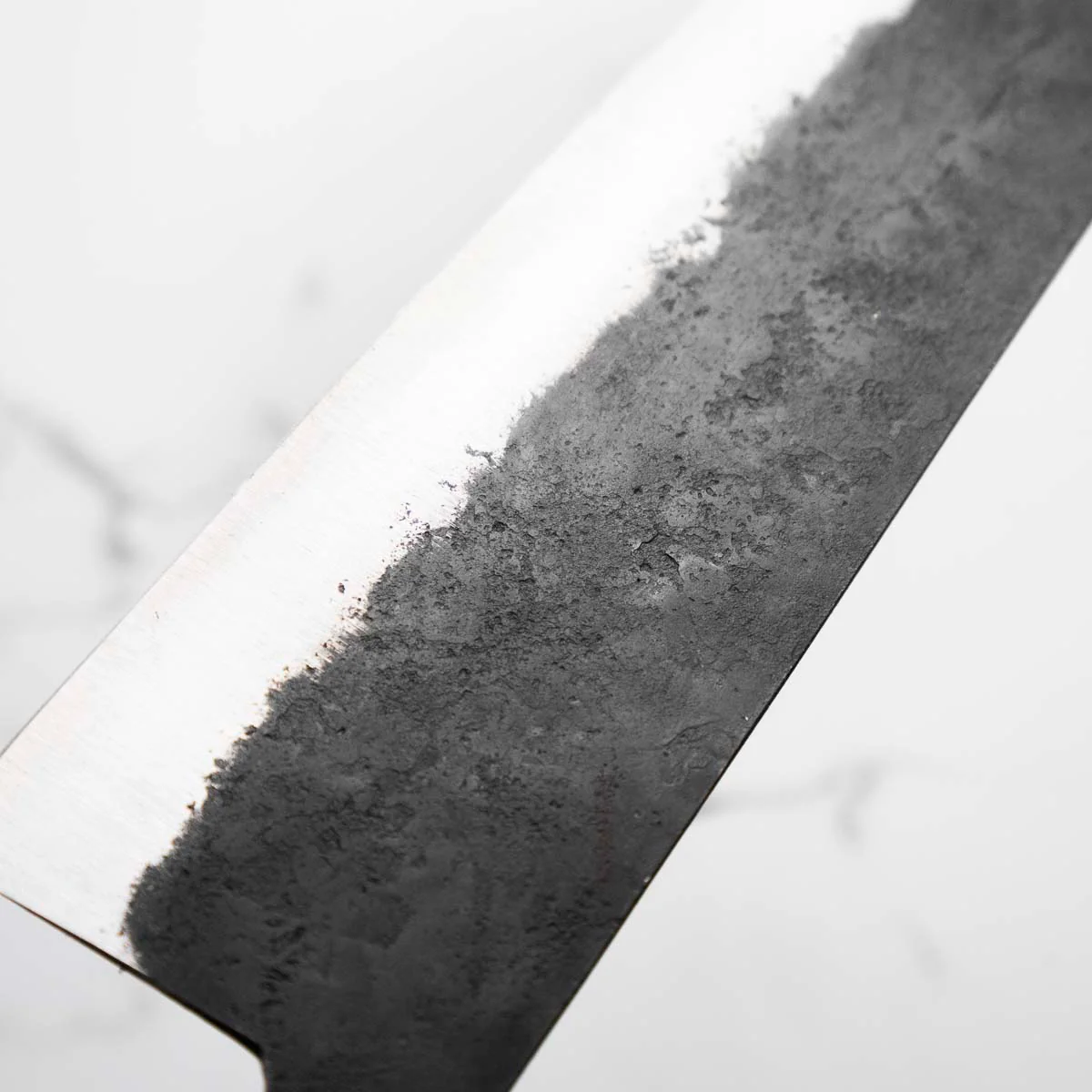 Morihei Hisamoto White 2 Kurouchi Nakiri 165mm - Dark Maple - Image 4