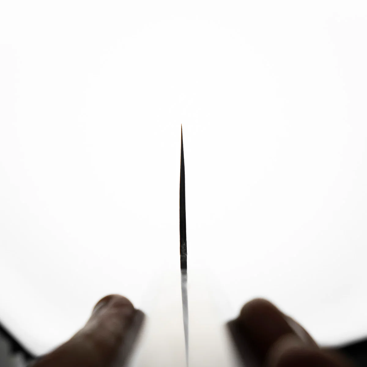 Morihei Hisamoto White 2 Kurouchi Nakiri 165mm - Ebony & Blonde - Image 8