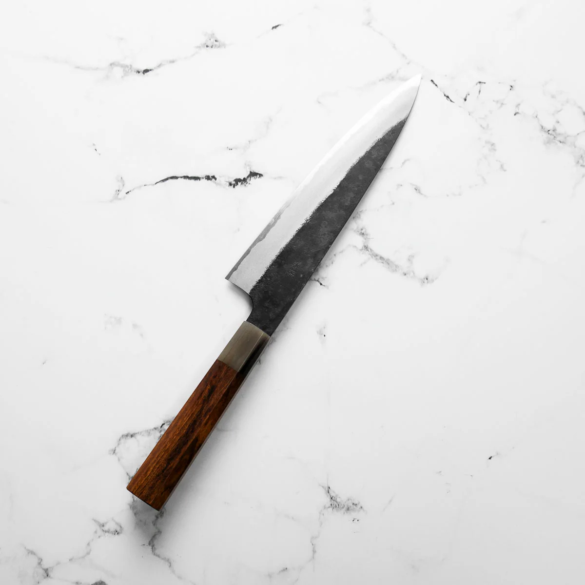 Morihei Kyomitsu Blue 2 Kurouchi Gyuto 210mm - Quince - Image 2