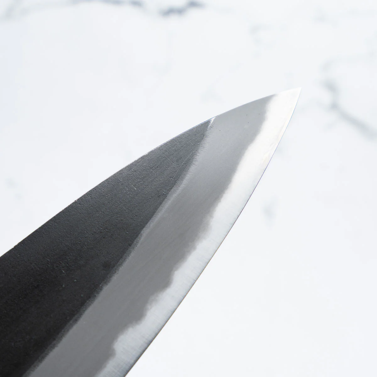 Mutsumi Hinoura Ajikataya White 2 Gyuto 210mm - Palo Santo & Black Horn - Image 7