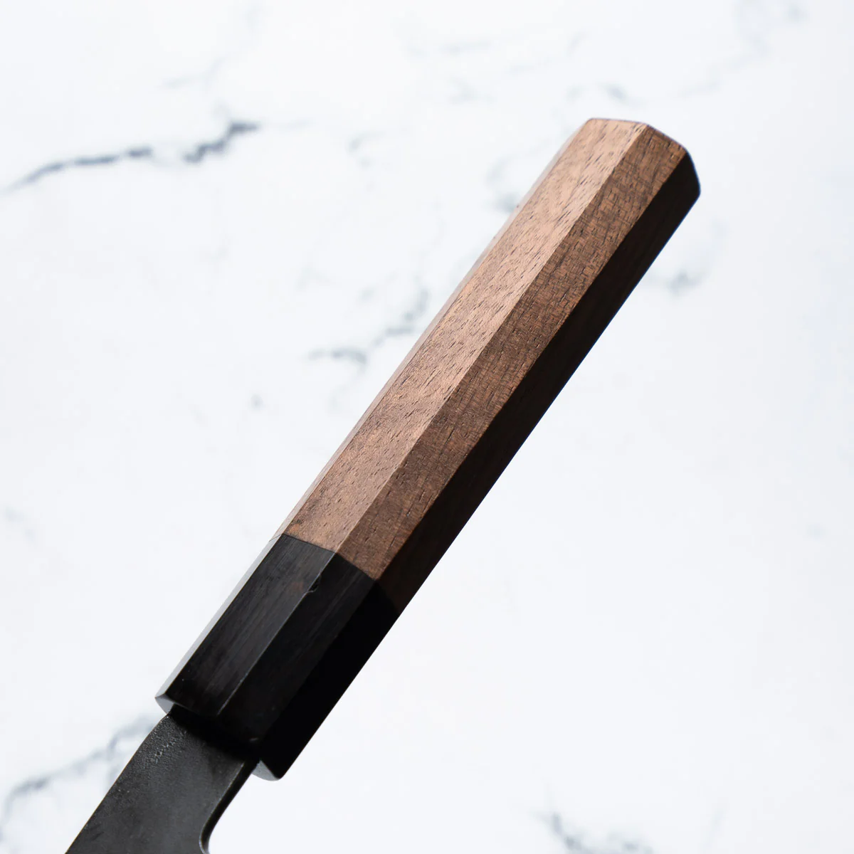 Mutsumi Hinoura Ajikataya White 2 Gyuto 210mm - Palo Santo & Black Horn - Image 9