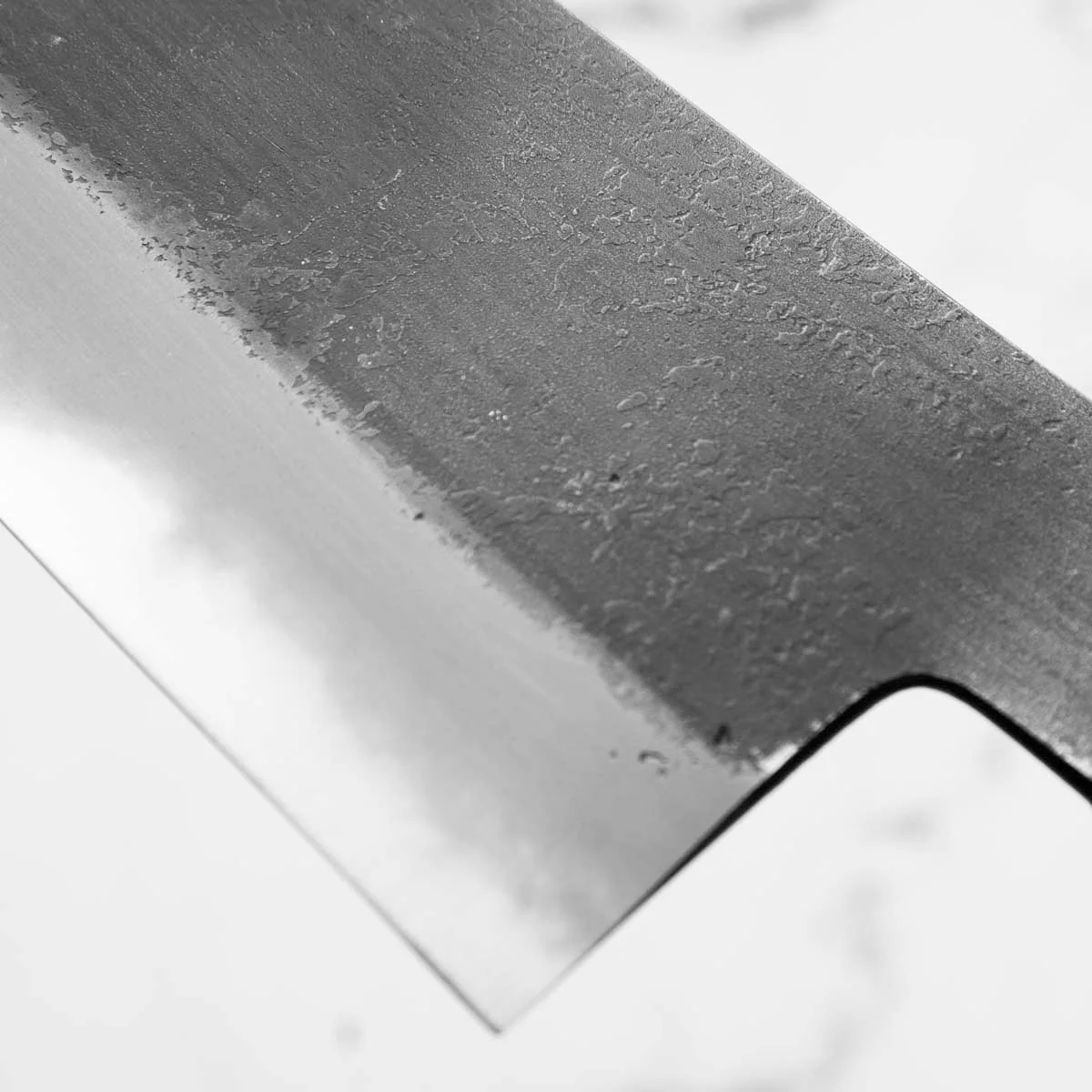 Mutsumi Hinoura Ajikataya White 2 Gyuto 210mm - Quince & Double Black Horn - Image 7