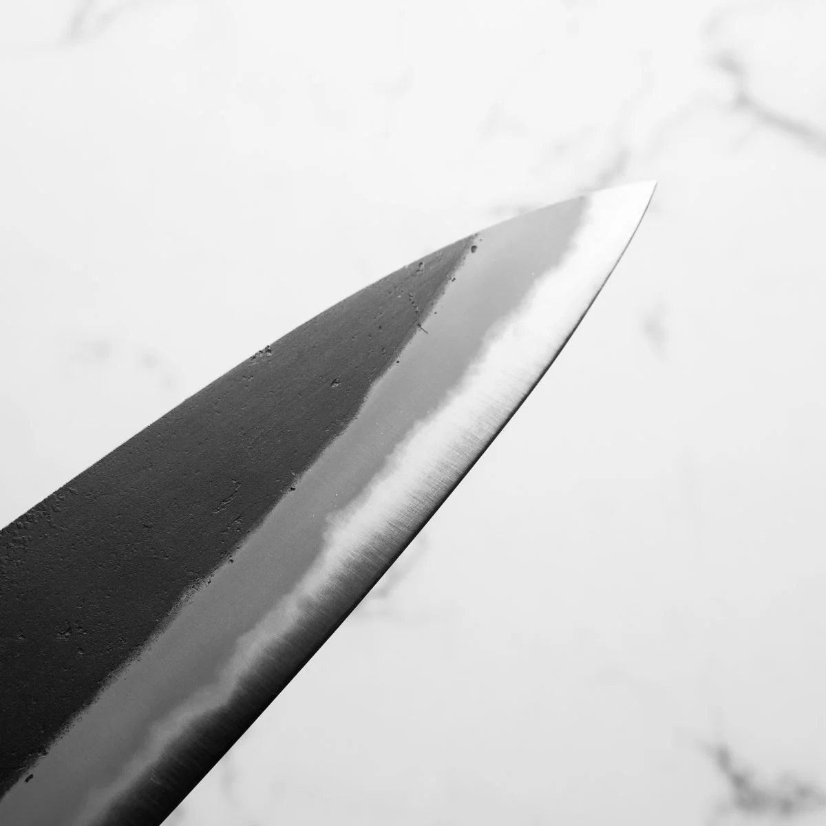 Mutsumi Hinoura Ajikataya White 2 Gyuto 210mm - Resin (Green) - Image 8