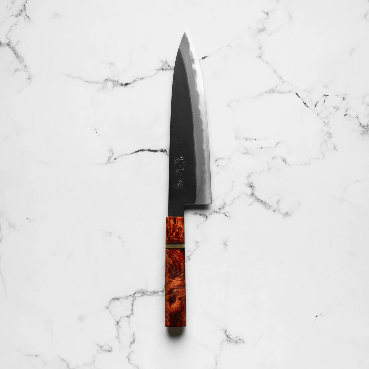 Mutsumi Hinoura Ajikataya White 2 Gyuto 210mm - Resin (Red) - Image 3