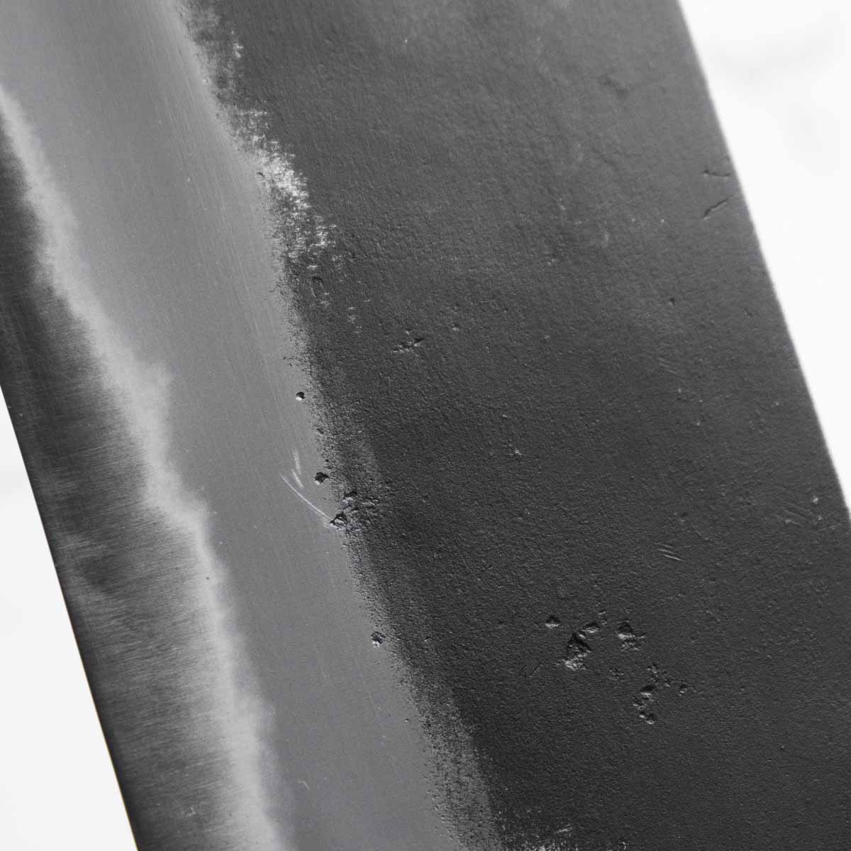 Mutsumi Hinoura Ajikataya White 2 Nakiri 165mm - Walnut w/ Walnut Ferrule (White Spacer) - Image 6
