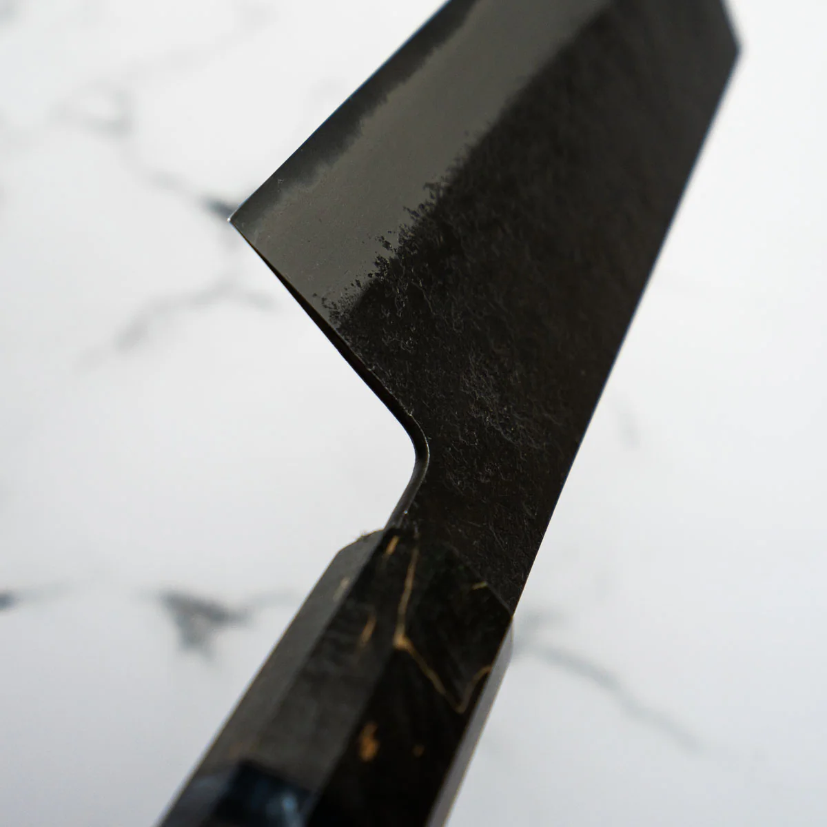 Mutsumi Hinoura Ajikataya White 2 SS Clad Bunka 165mm - Dark Maple - Image 4