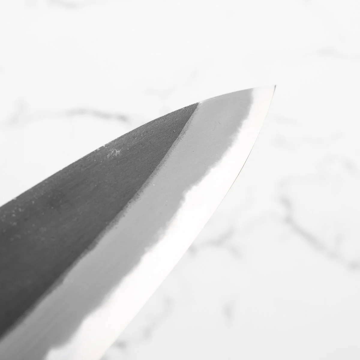 Mutsumi Hinoura Ajikataya White 2 Gyuto 210mm - Lauraceae & Black Horn - Image 7