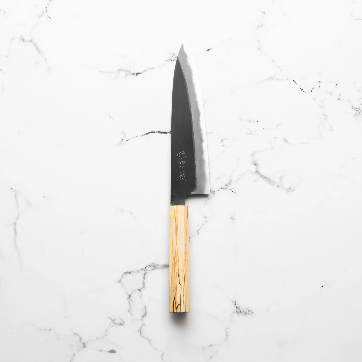 Mutsumi Hinoura Ajikataya White 2 Gyuto 210mm - Spalted Maple - Image 3