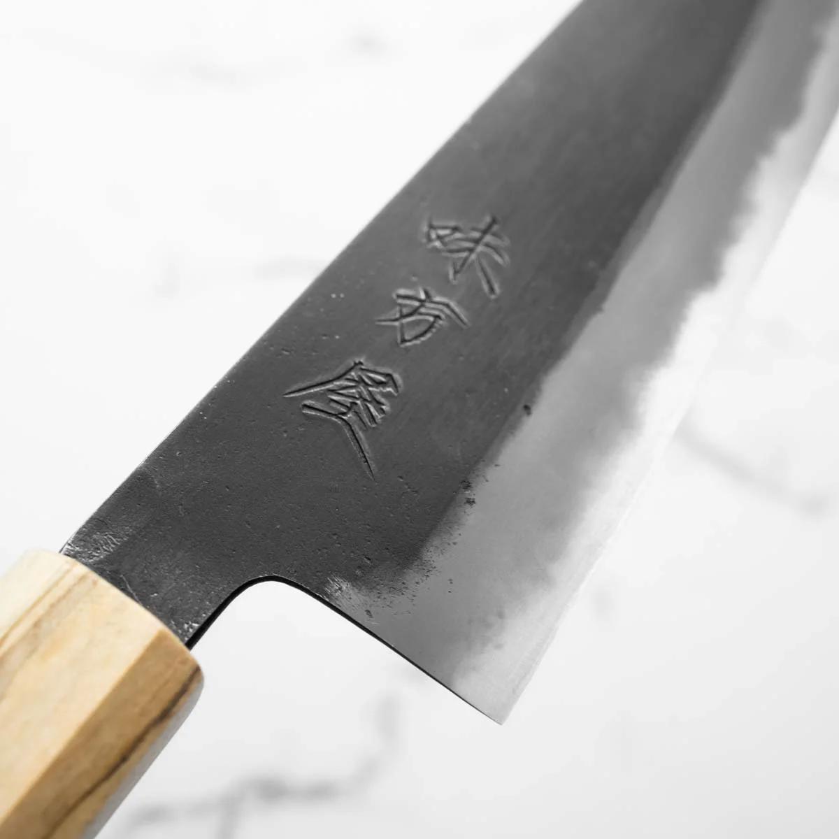 Mutsumi Hinoura Ajikataya White 2 Gyuto 210mm - Spalted Maple - Image 5