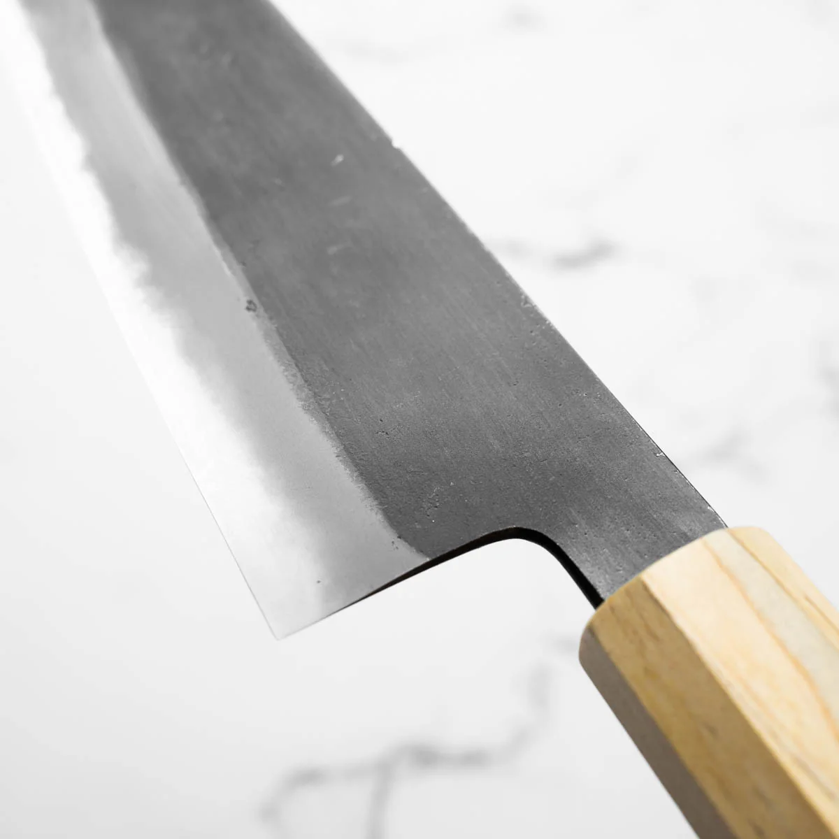 Mutsumi Hinoura Ajikataya White 2 Gyuto 210mm - Spalted Maple - Image 6