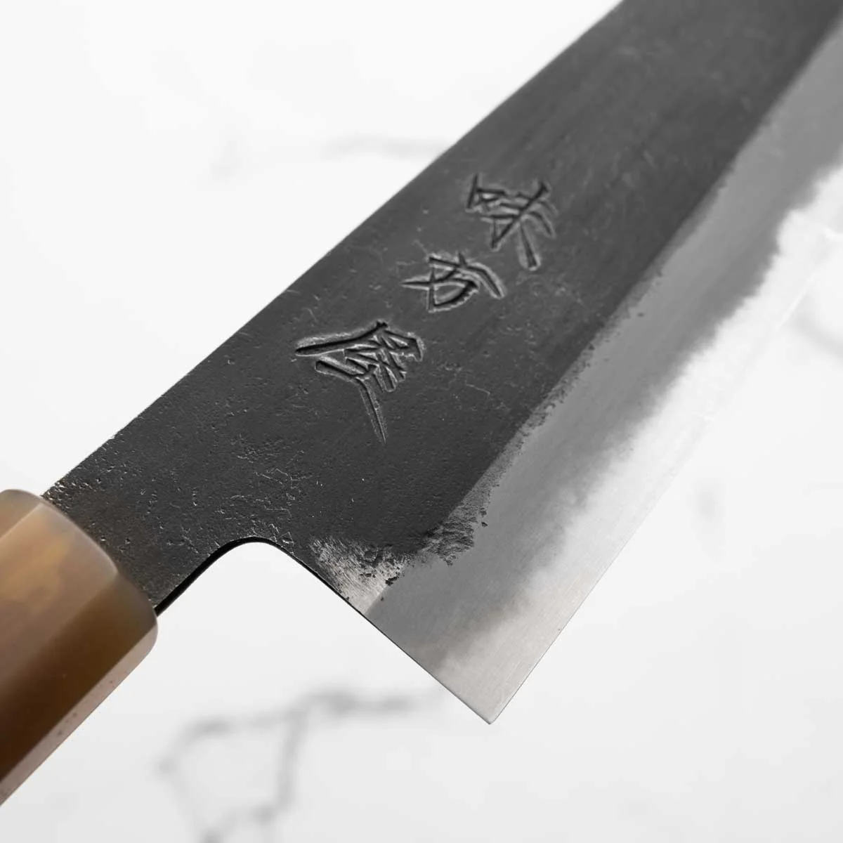 Mutsumi Hinoura Ajikataya White 2 Gyuto 210mm - Maple & Double Blonde - Image 5