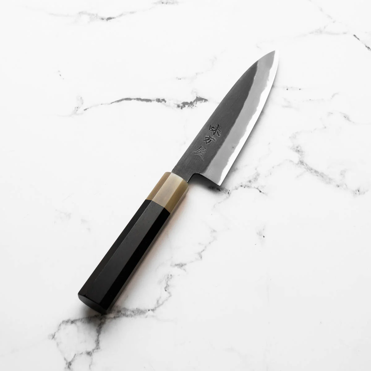 Mutsumi Hinoura Ajikataya White 2 Petty 135mm - Ebony & Blonde - Image 2