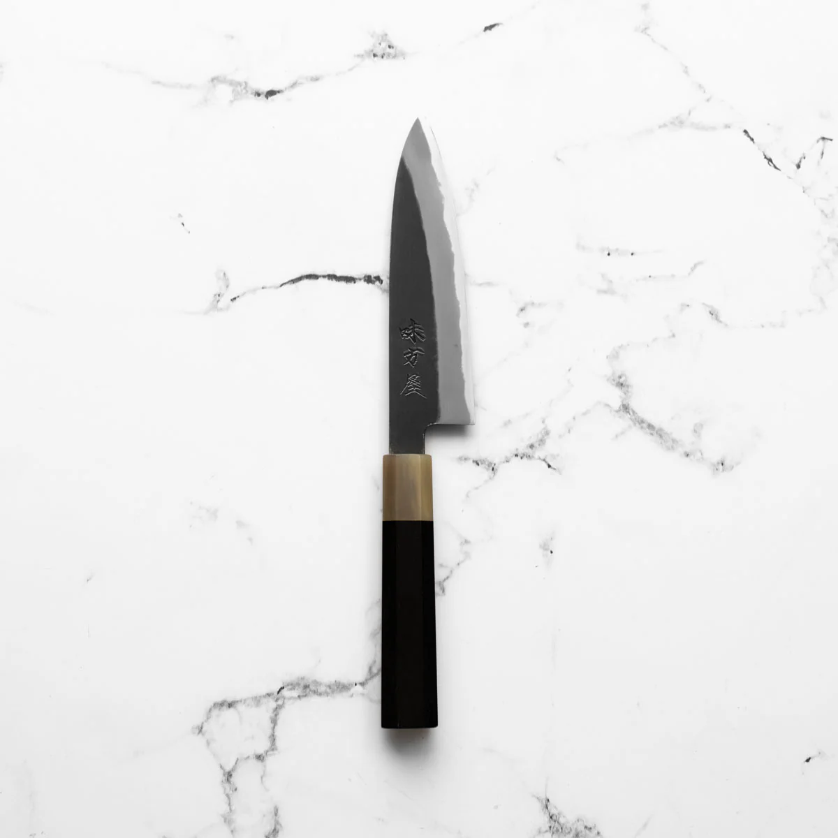 Mutsumi Hinoura Ajikataya White 2 Petty 135mm - Ebony & Blonde - Image 3