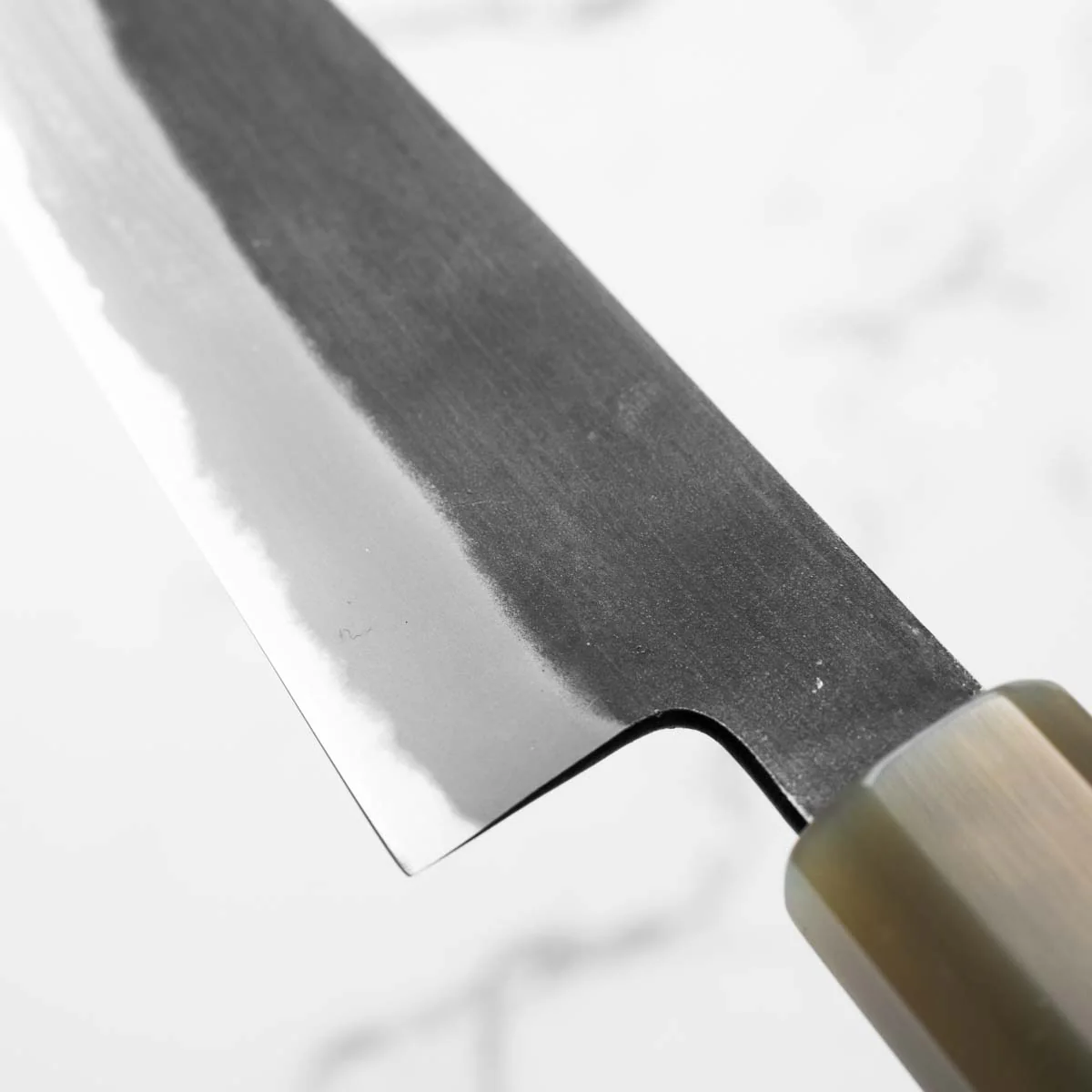 Mutsumi Hinoura Ajikataya White 2 Petty 135mm - Ebony & Blonde - Image 6