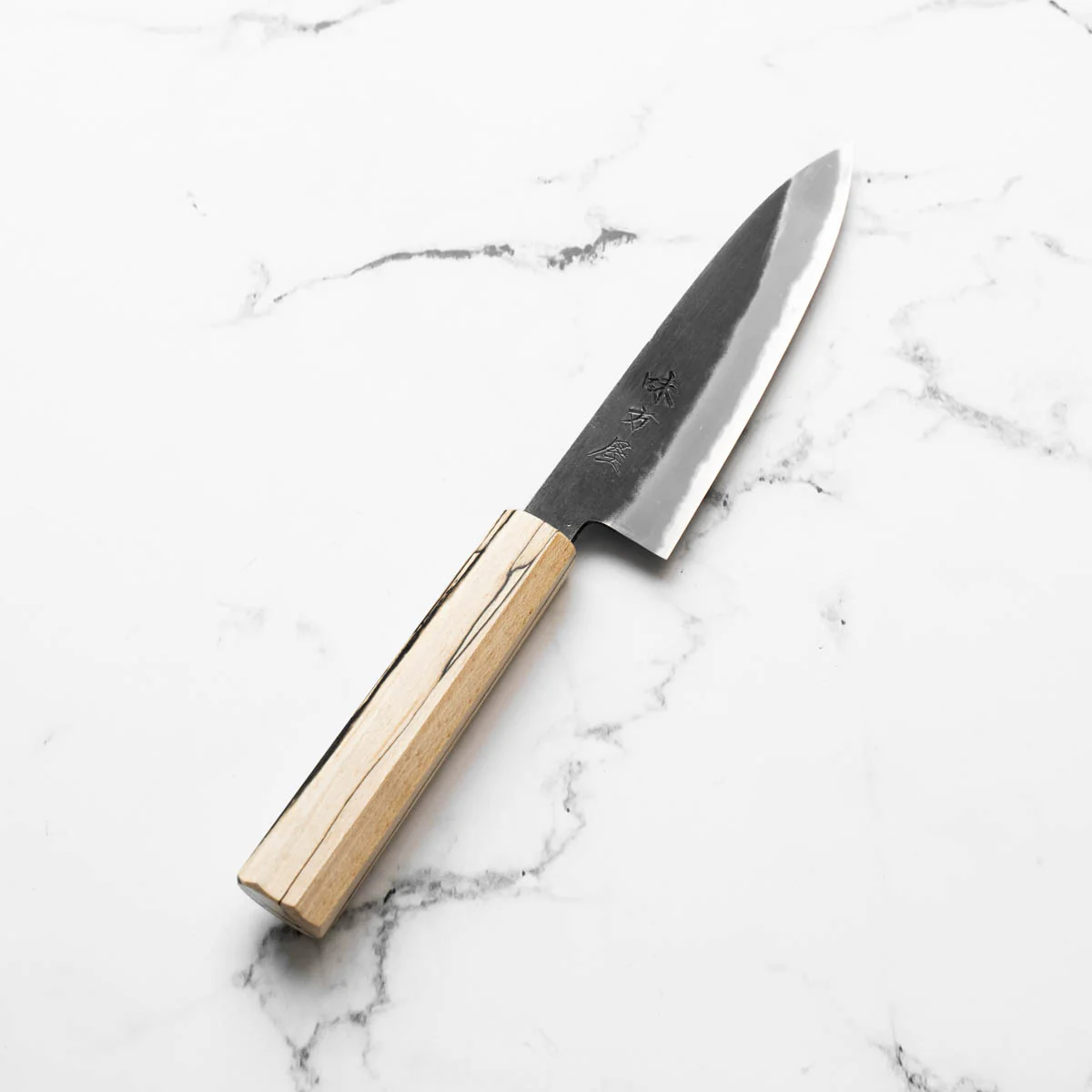 Mutsumi Hinoura Ajikataya White 2 Petty 135mm - Spalted Maple - Image 2