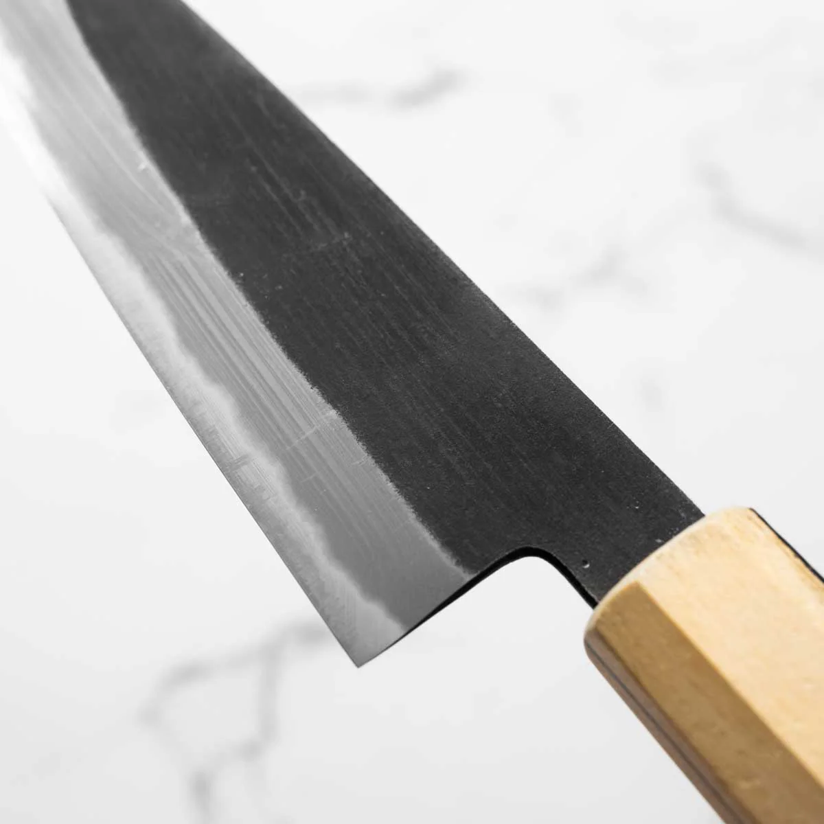 Mutsumi Hinoura Ajikataya White 2 Petty 135mm - Spalted Maple - Image 6