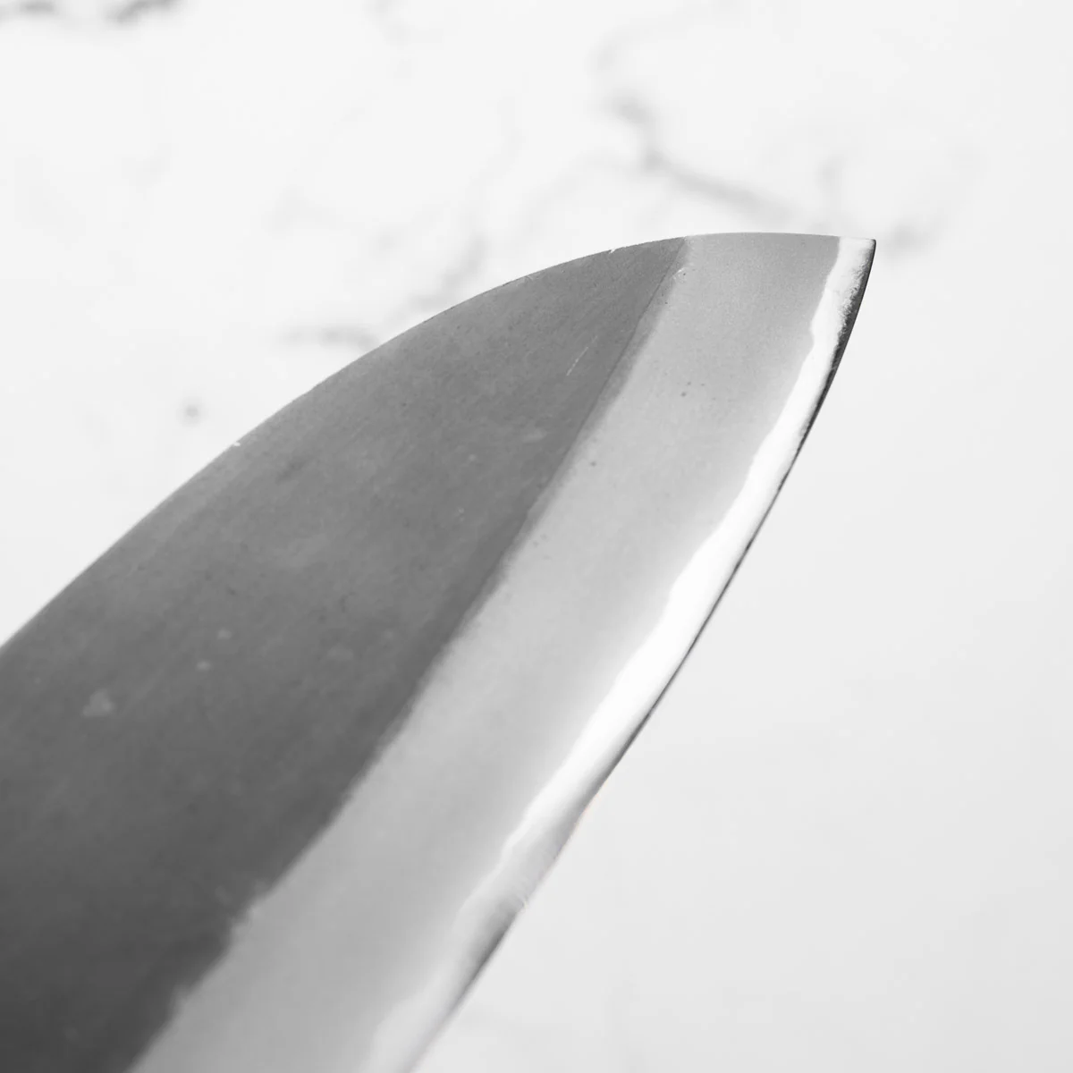 Mutsumi Hinoura Ajikataya White 2 Santoku 165mm - Rosewood & Blonde - Image 7