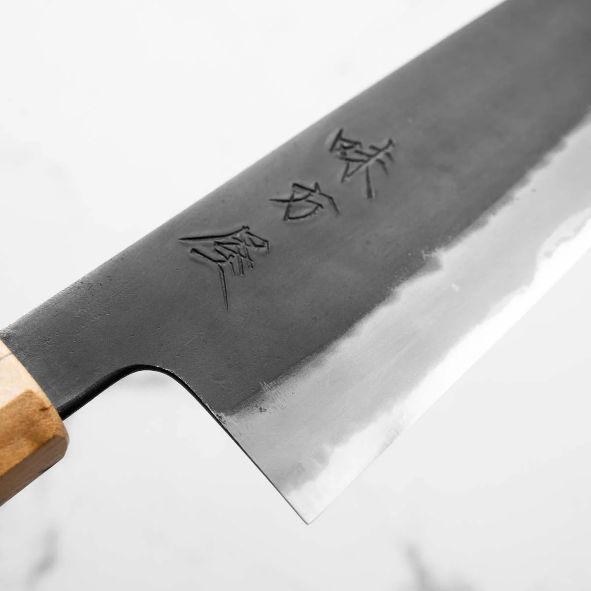 Mutsumi Hinoura Ajikataya White 2 Santoku 165mm - Spalted Maple - Image 5