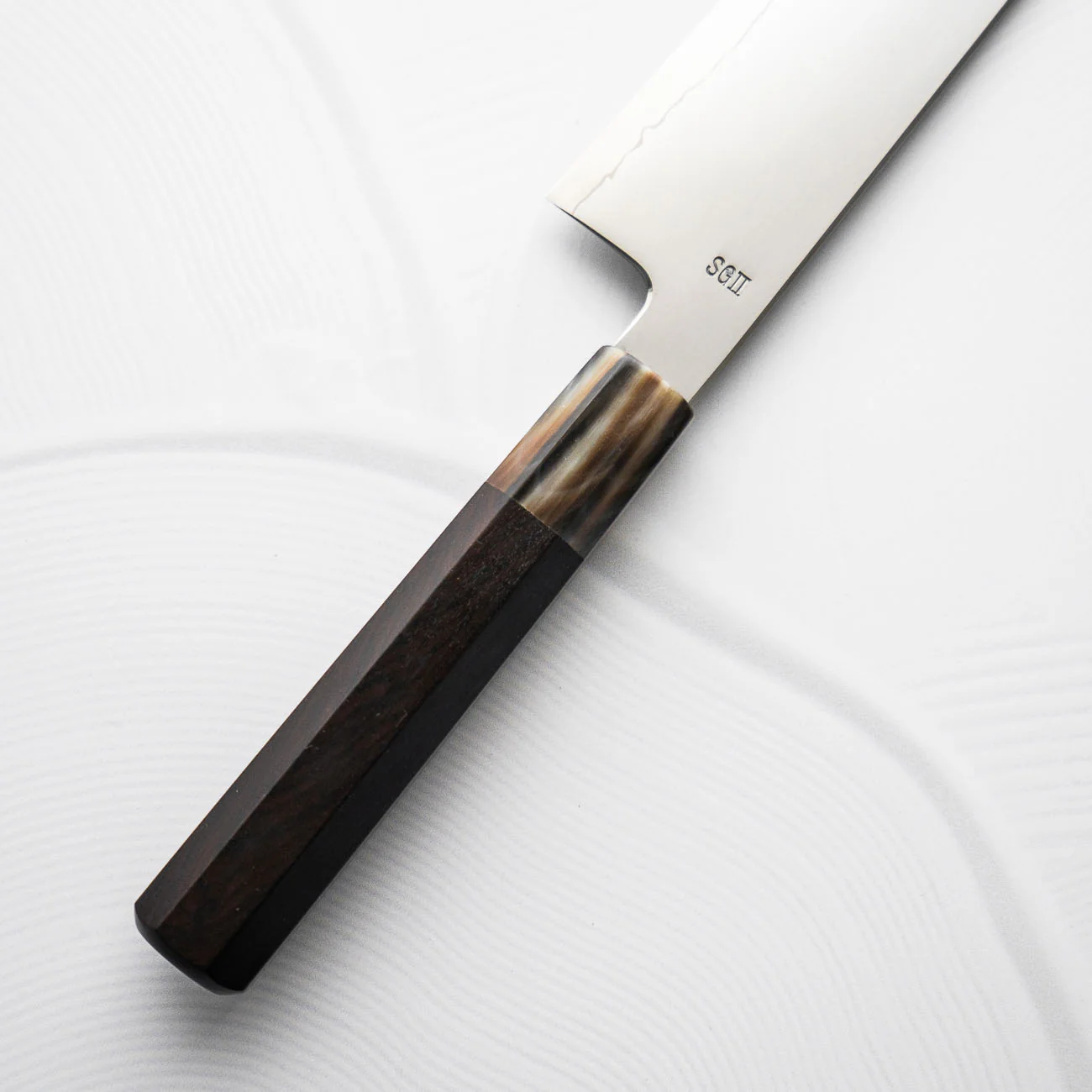 Myojin Riki Seisakusho SG2 Gyuto 210mm - African Blackwood - Image 5