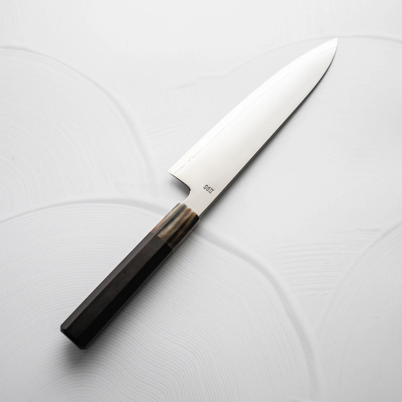 Myojin Riki Seisakusho SG2 Gyuto 210mm - African Blackwood - Image 9