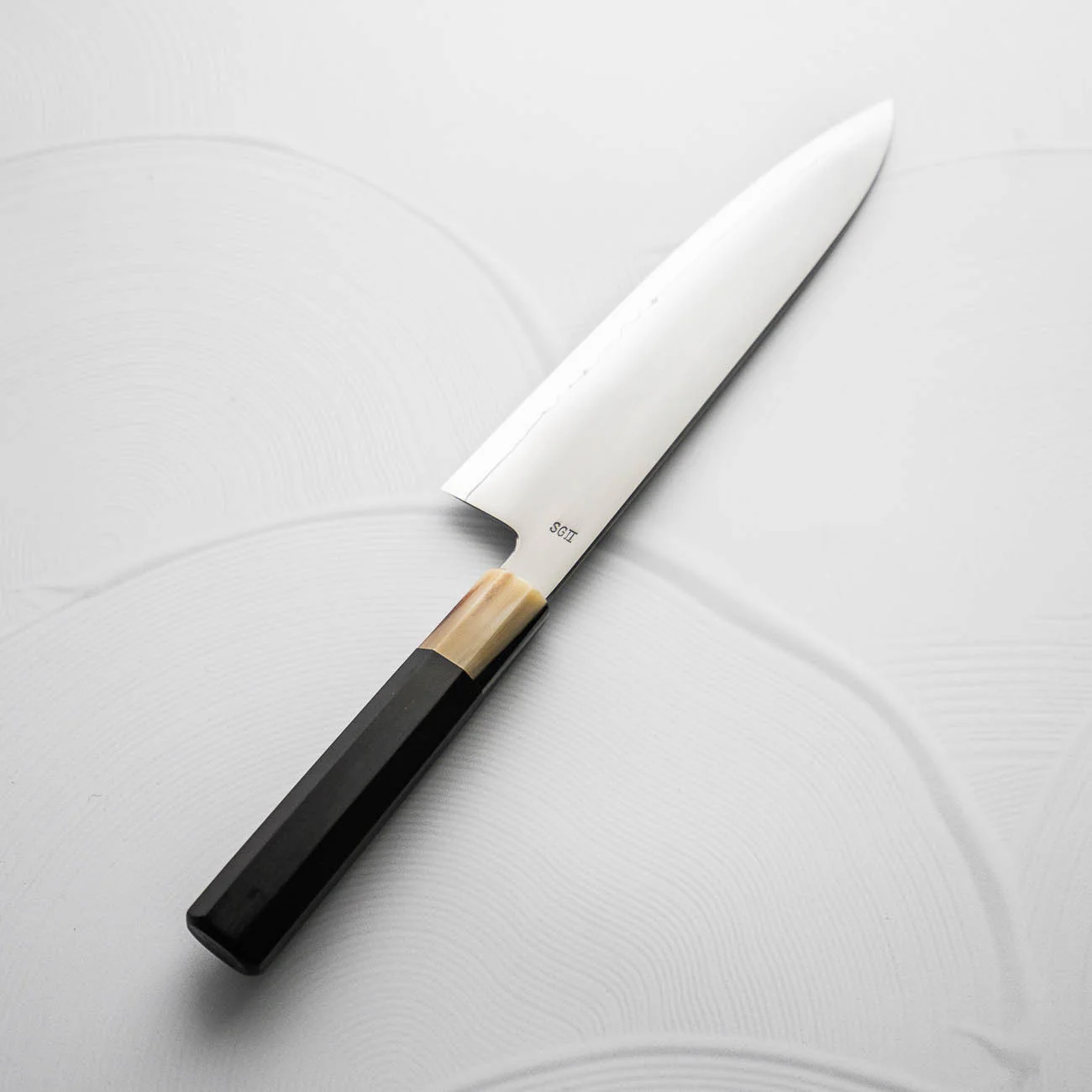 Myojin Riki Seisakusho SG2 Gyuto 240mm - African Blackwood - Image 8