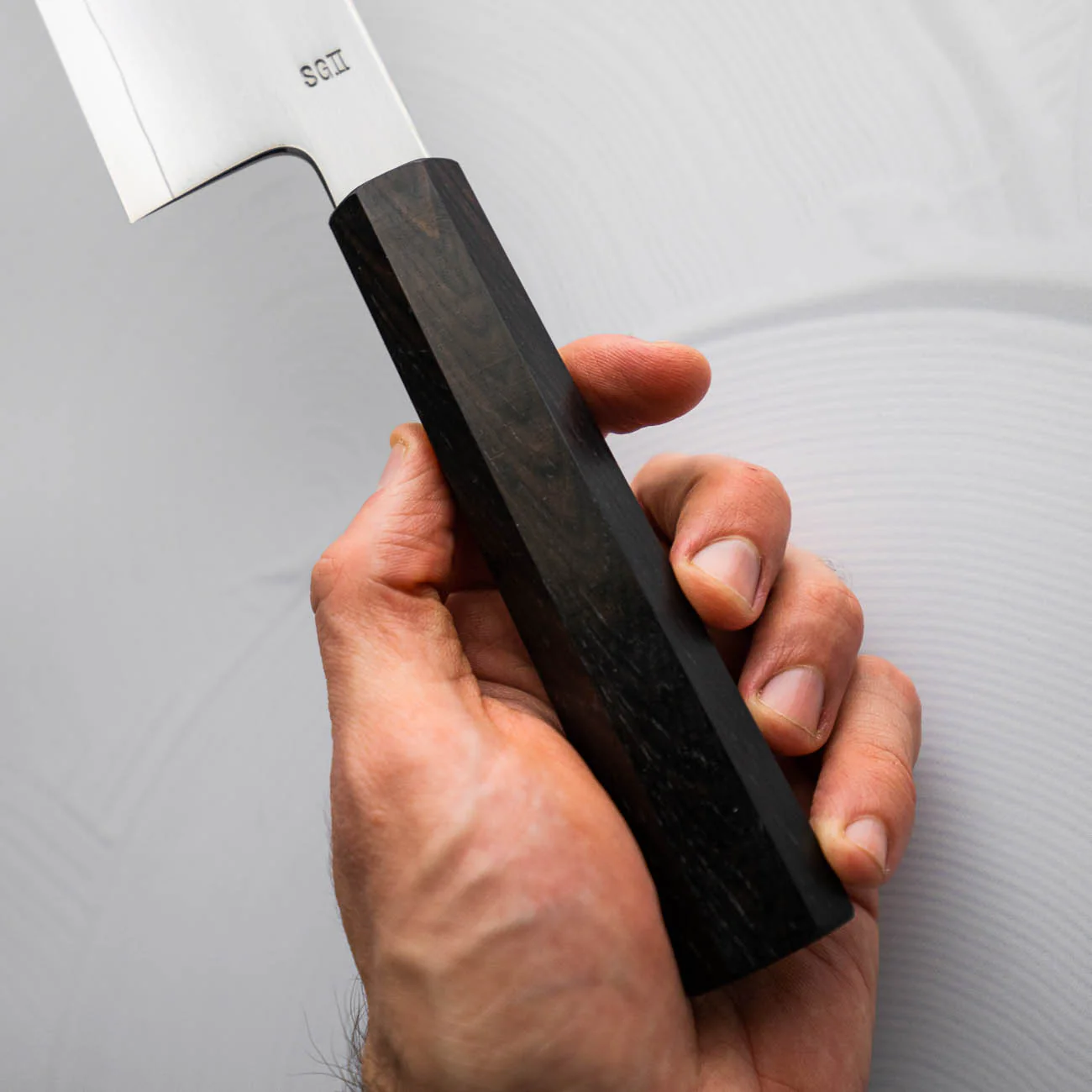 Myojin Riki Seisakusho SG2 Gyuto 240mm - Ebony - Image 7