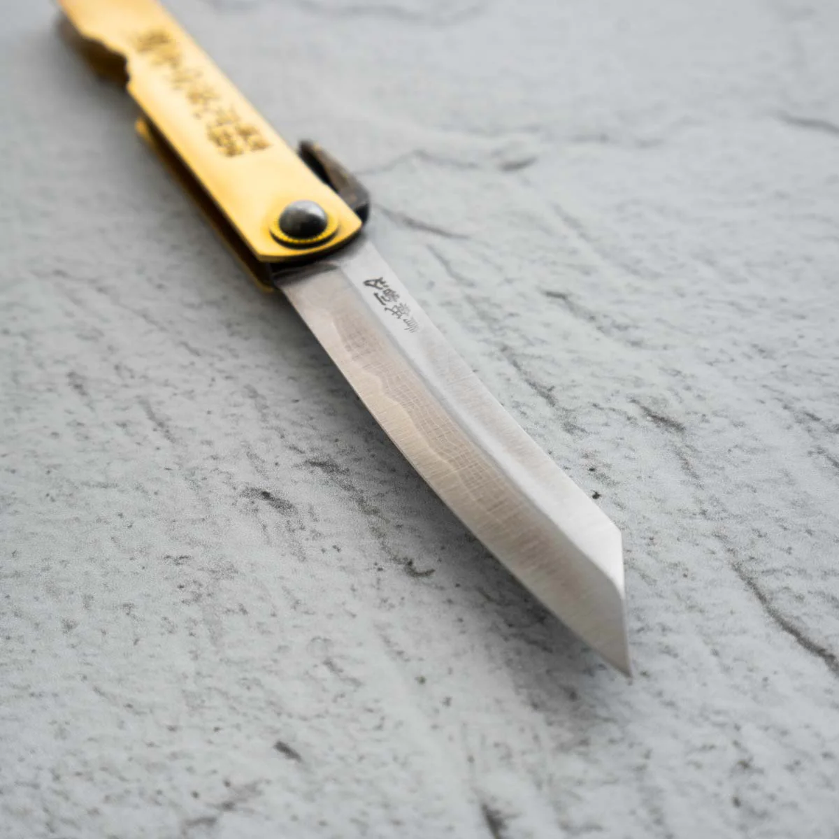 Nagao Kanekoma Higonokami Aogami Damascus Forged - Large - Image 3