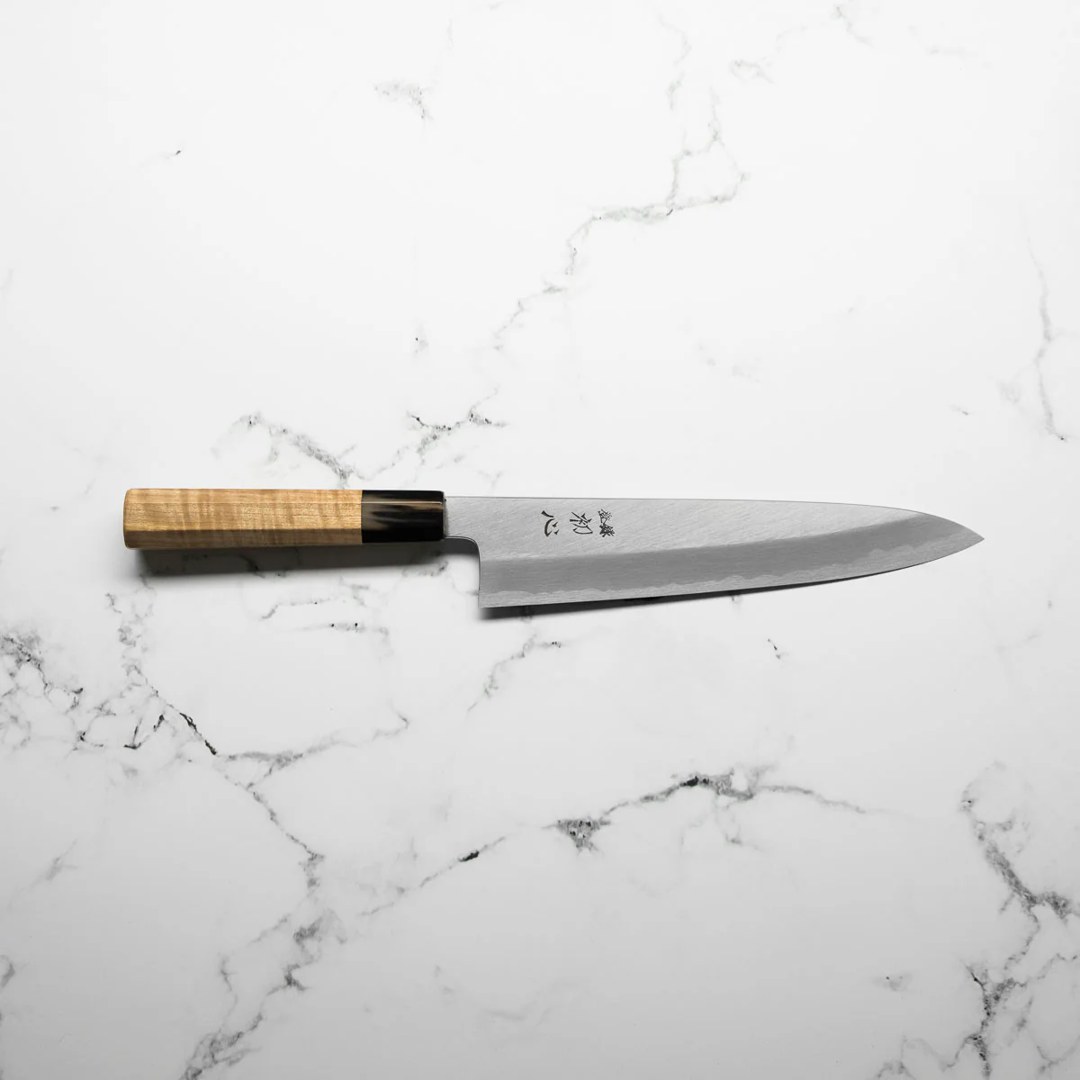 Nakagawa (Hatsukokoro) Blue 1 Migaki Gyuto 240mm - Double Blonde - Image 3