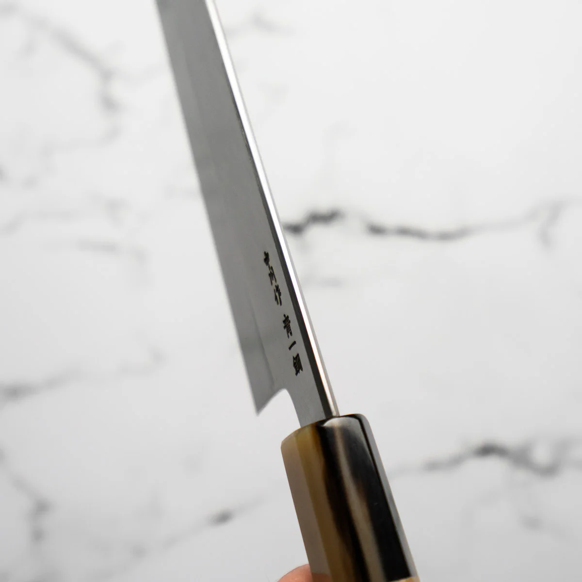 Nakagawa (Hatsukokoro) Blue 1 Migaki Gyuto 240mm - Double Blonde - Image 5