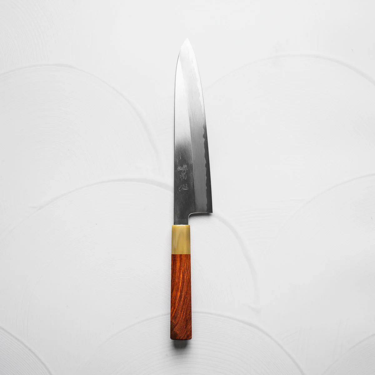 Nakagawa (Hatsukokoro) Blue 1 Migaki Gyuto 240mm - Image 5