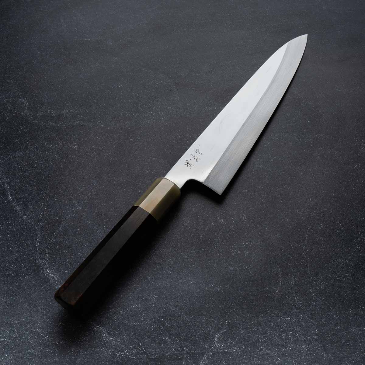Nakagawa x Sakai Kikumori White 2 Mt Fuji Honyaki Gyuto 210mm - Image 2