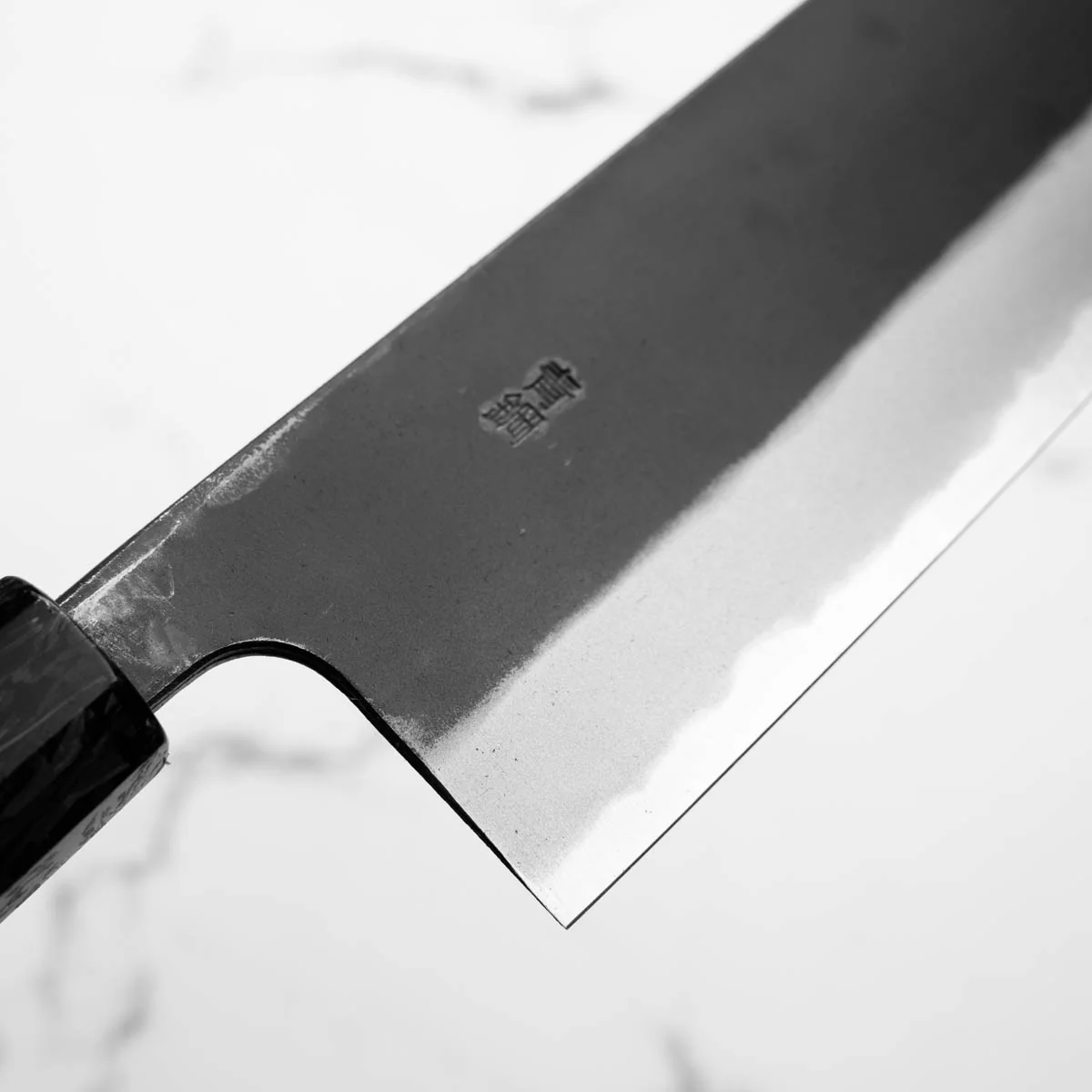 Nao Yamamoto Blue 2 Kurouchi Nakiri - Dark Carbon Fibre - Image 5