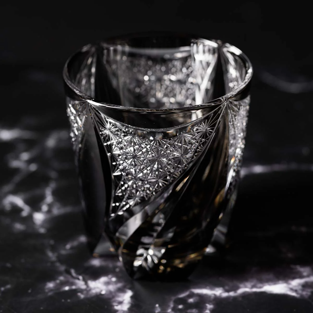 Nemoto Glass Crafts Rock Glass Harp Gray - Image 2