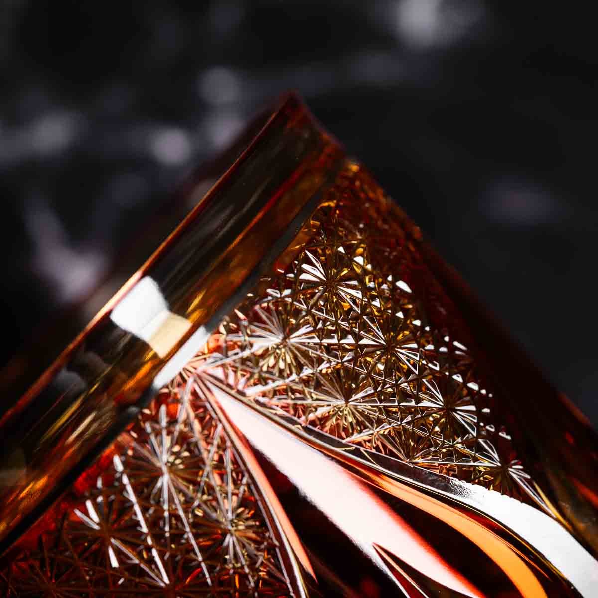 Nemoto Glass Crafts Rock Glass Shizuku Purple - Image 5