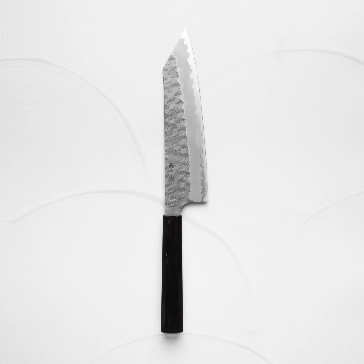 Nigara Hamono Blue Super Migaki Kiritsuke 210mm - Ebony - Image 4