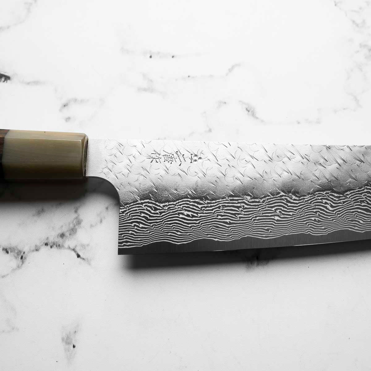 Nigara Hamono SG STRIX Gyuto 210mm - Persimmon - Image 3