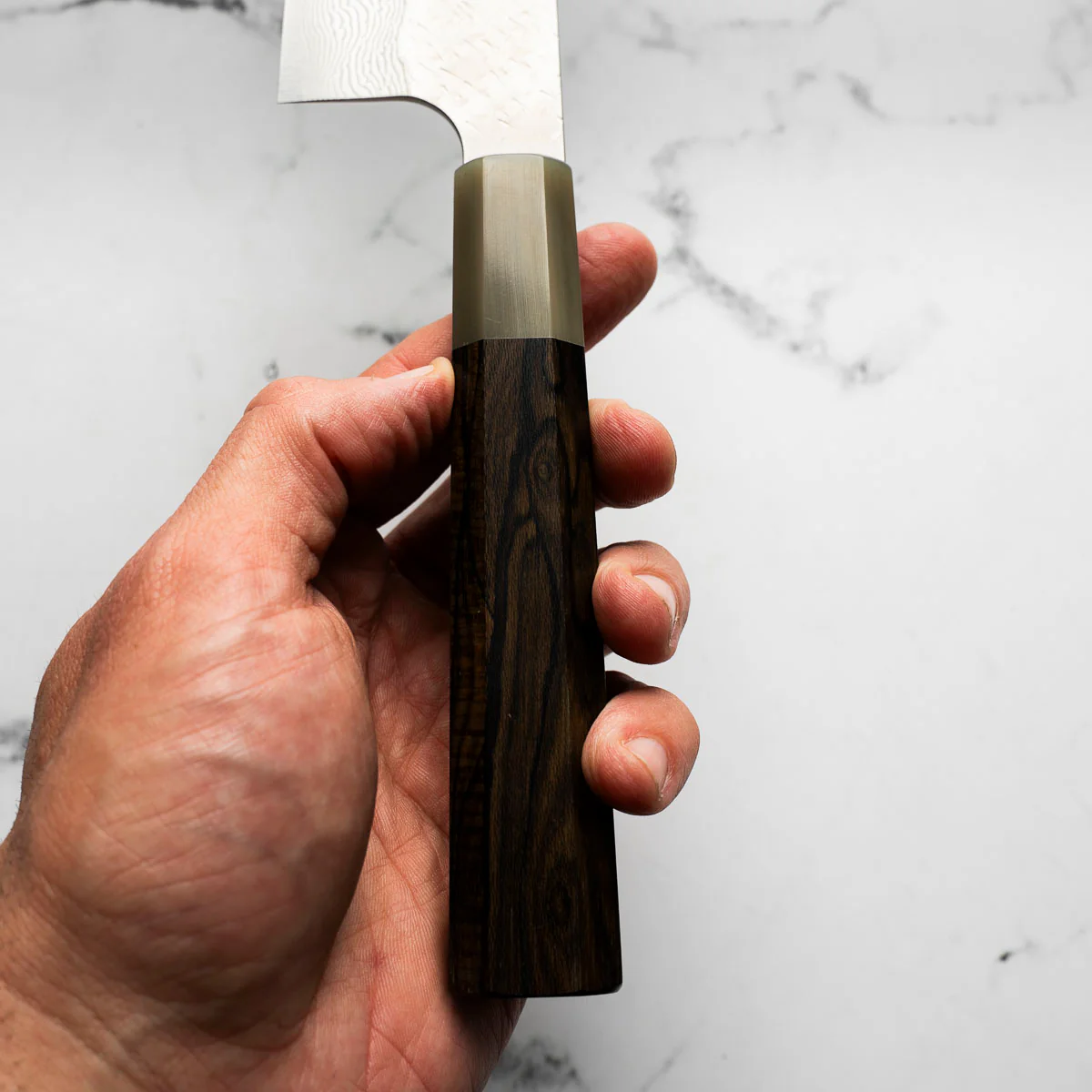 Nigara Hamono SG STRIX Gyuto 210mm - Persimmon - Image 4