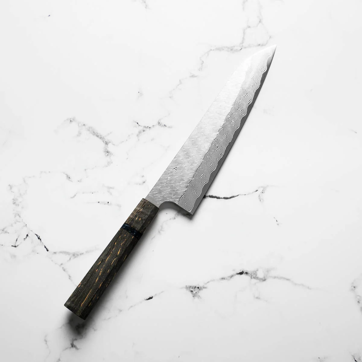 Nigara Hamono SG STRIX Gyuto 240mm - Dark Maple - Image 2