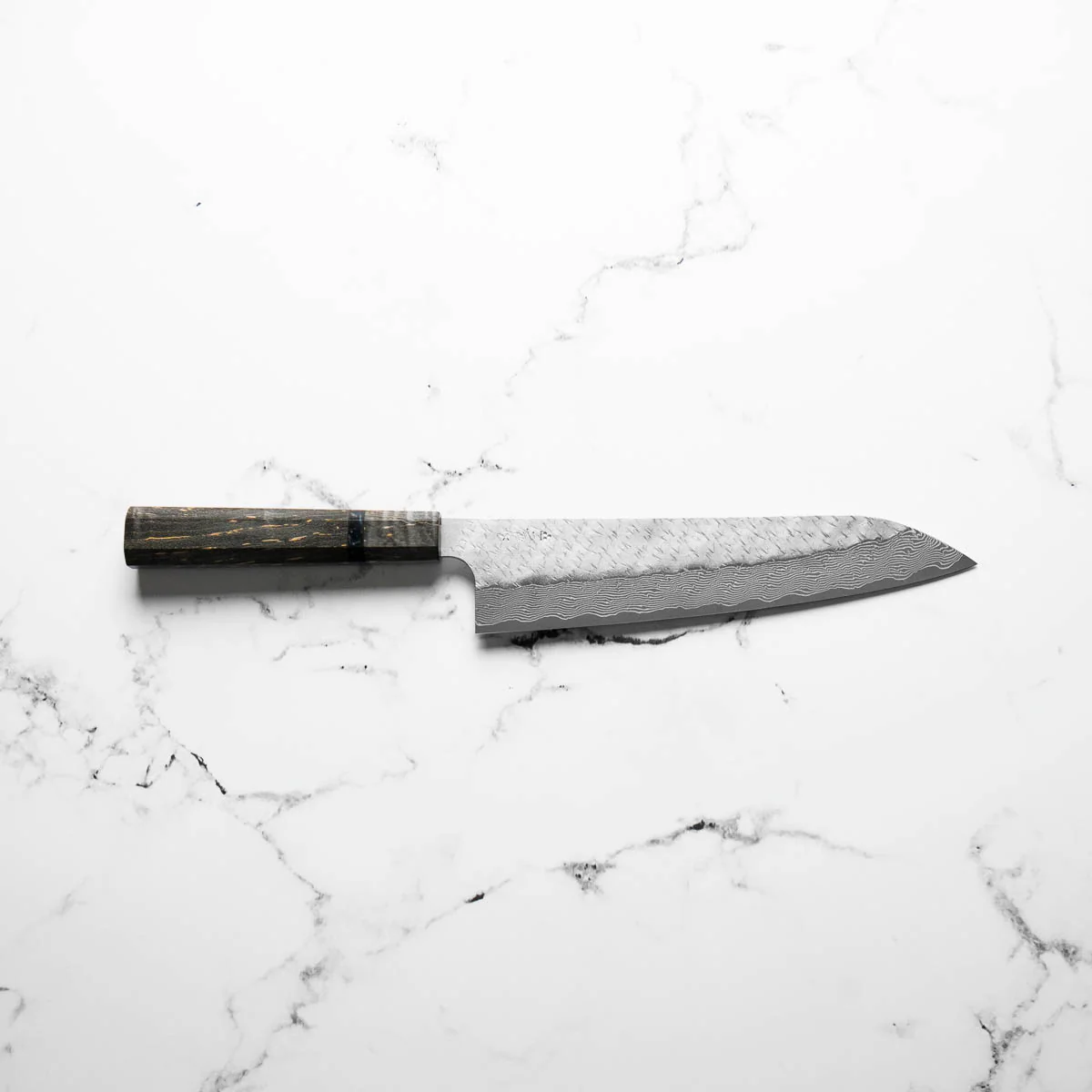 Nigara Hamono SG STRIX Gyuto 240mm - Dark Maple - Image 4