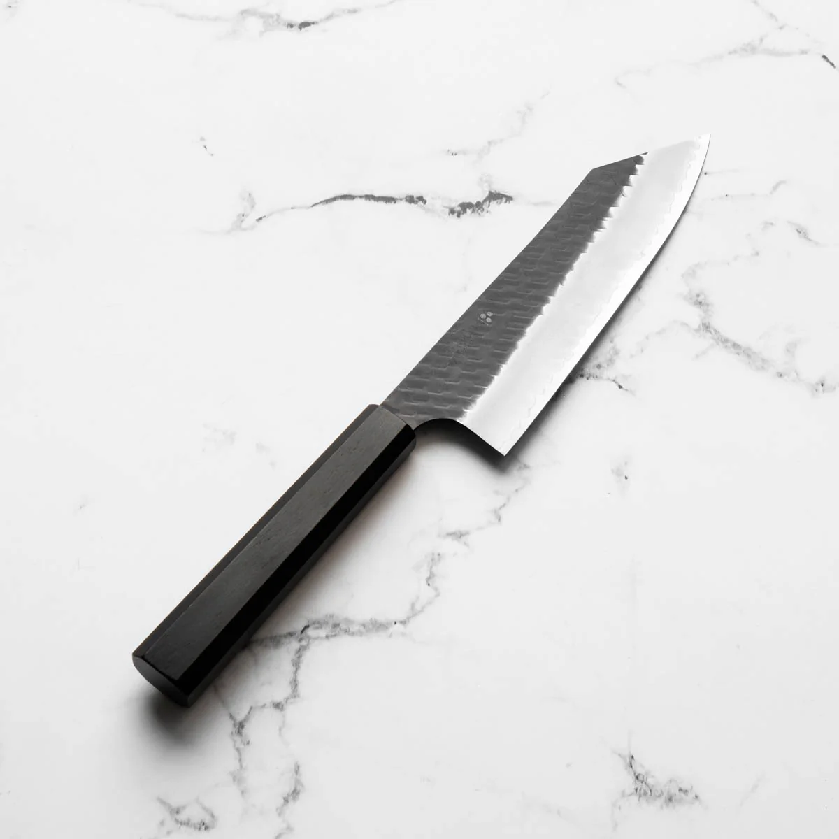 Nigara Hamono SG2 Kurouchi Tsuchime Bunka 180mm - Ebony - Image 2