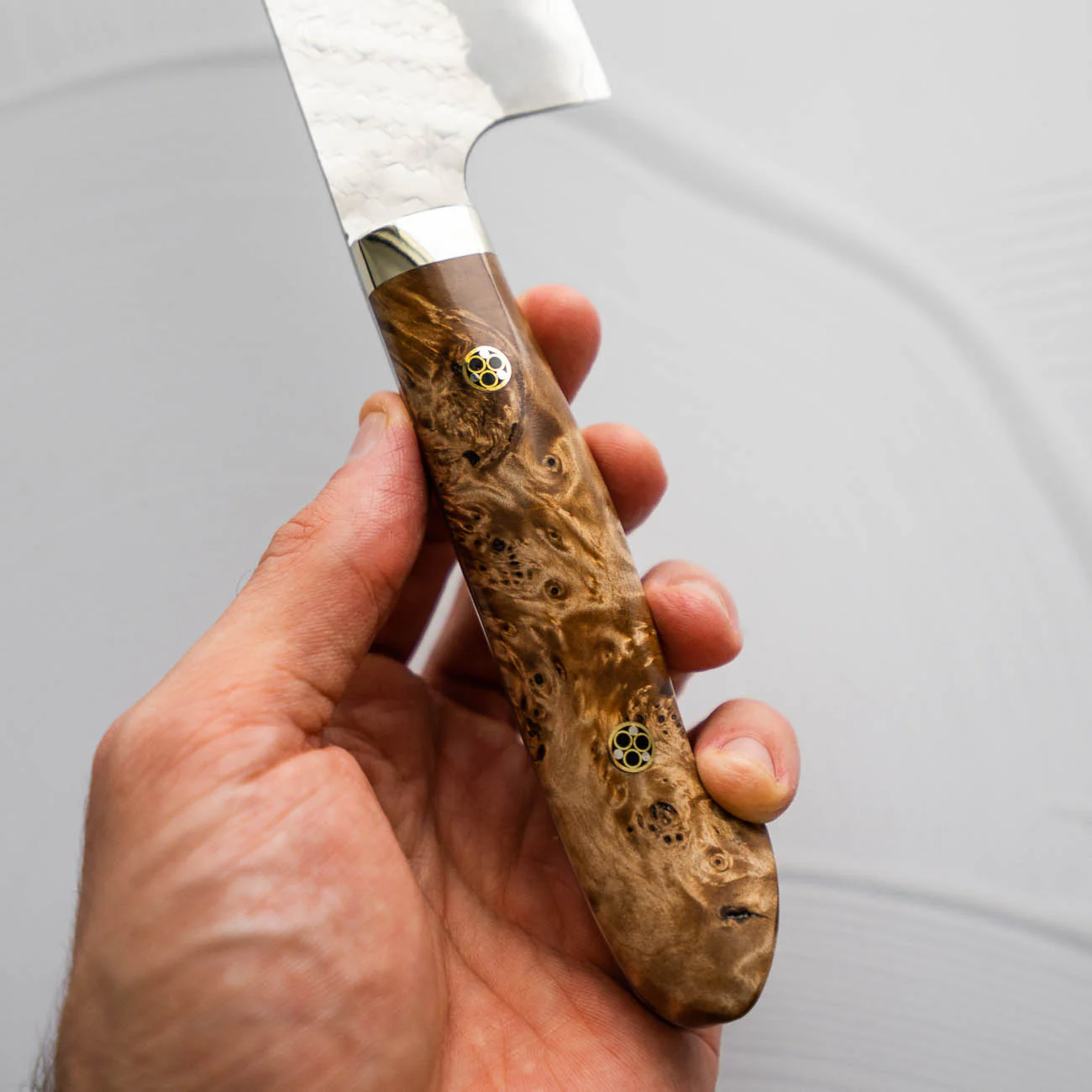 Nigara Hamono SG2 Migaki Bunka 180mm - Western Maplewood Handle - Image 4
