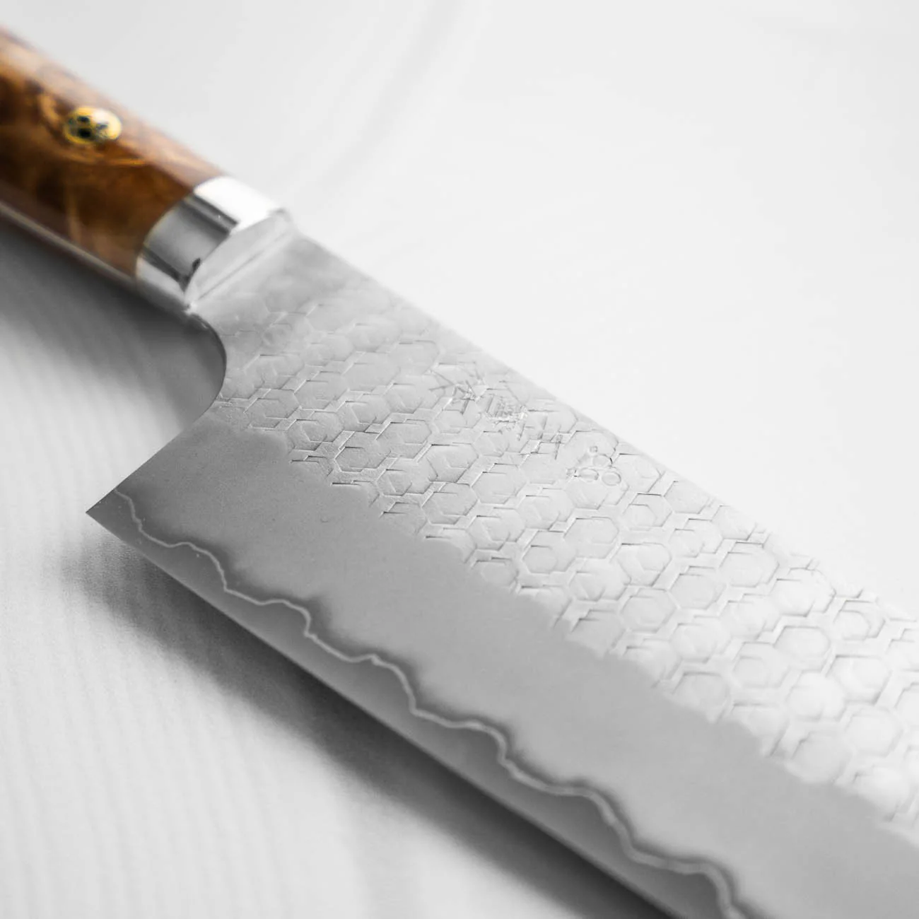 Nigara Hamono SG2 Migaki Bunka 180mm - Western Maplewood Handle - Image 5