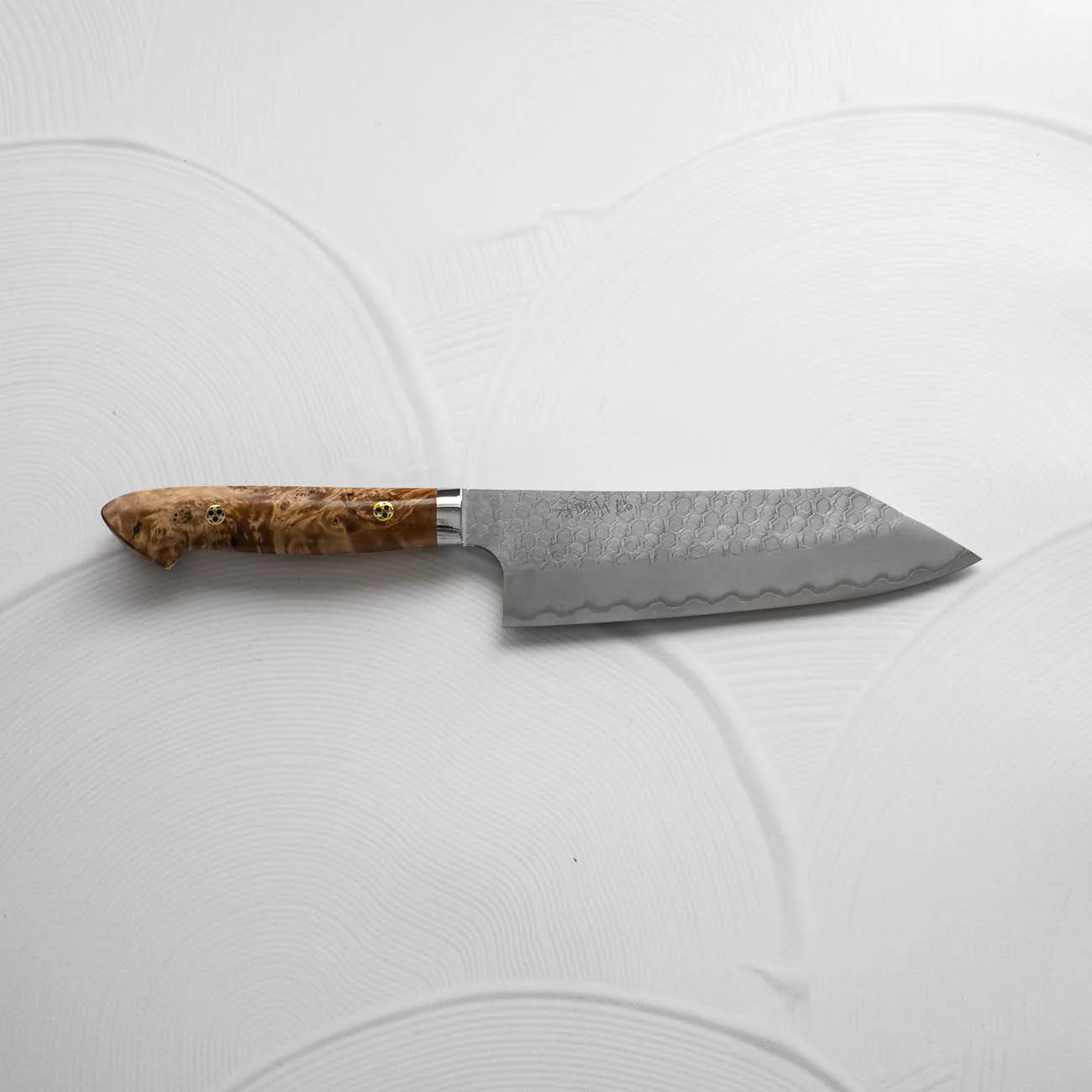 Nigara Hamono SG2 Migaki Bunka 180mm - Western Maplewood Handle - Image 6