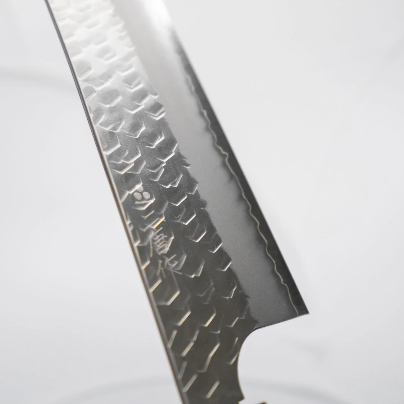 Nigara Hamono SG2 Migaki Tsuchime Bunka 180mm - Ebony - Image 5
