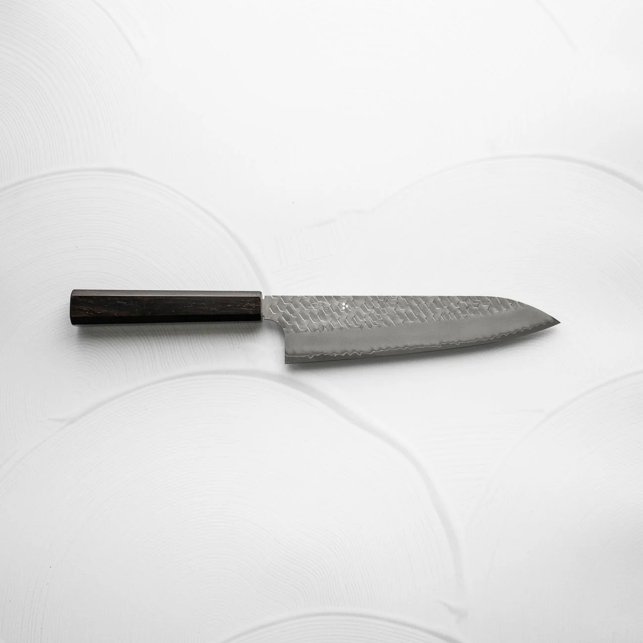 Nigara Hamono SG2 Migaki Tsuchime Gyuto 210mm - Ebony - Image 6