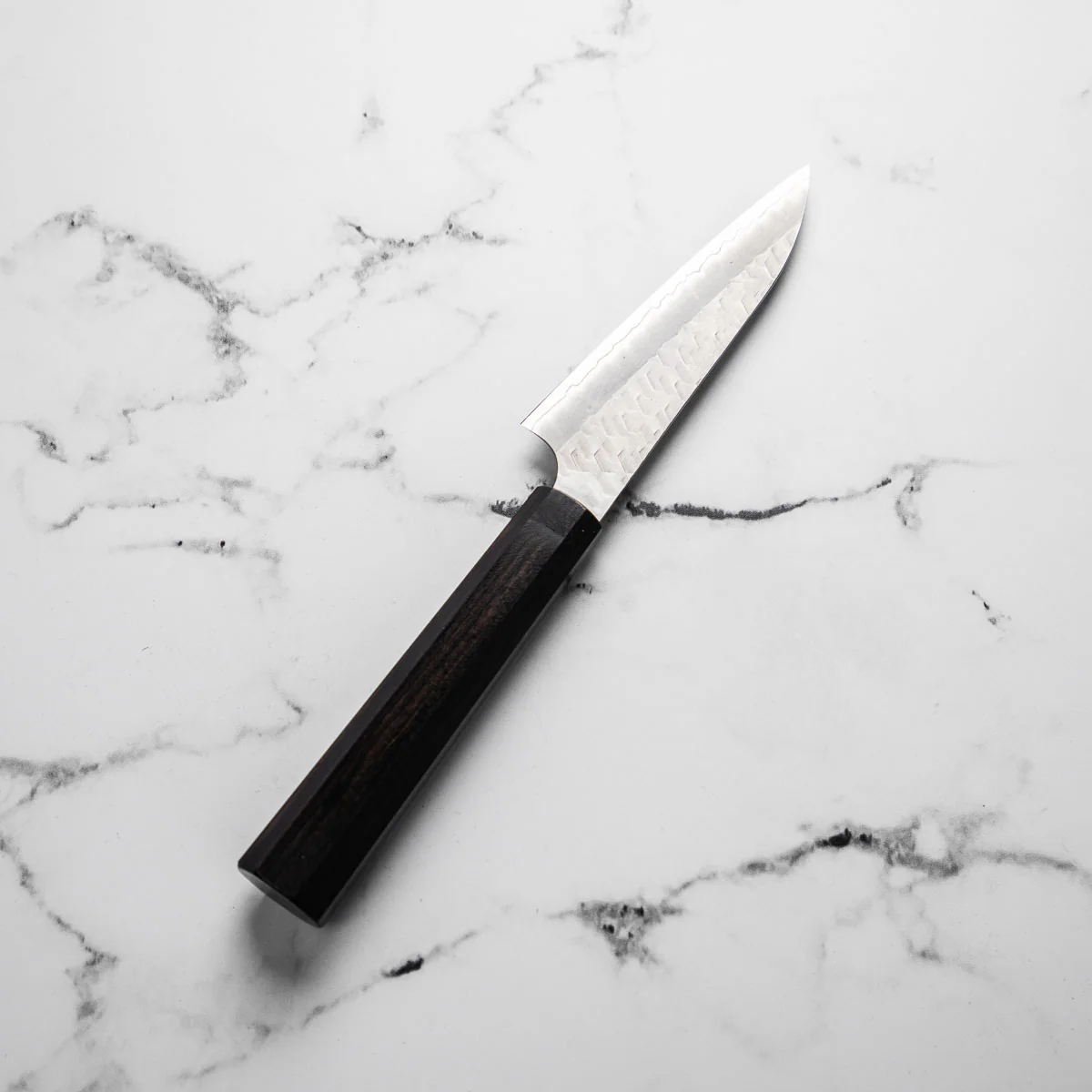 Nigara Hamono SG2 Migaki Tsuchime Petty 120mm - Ebony - Image 2