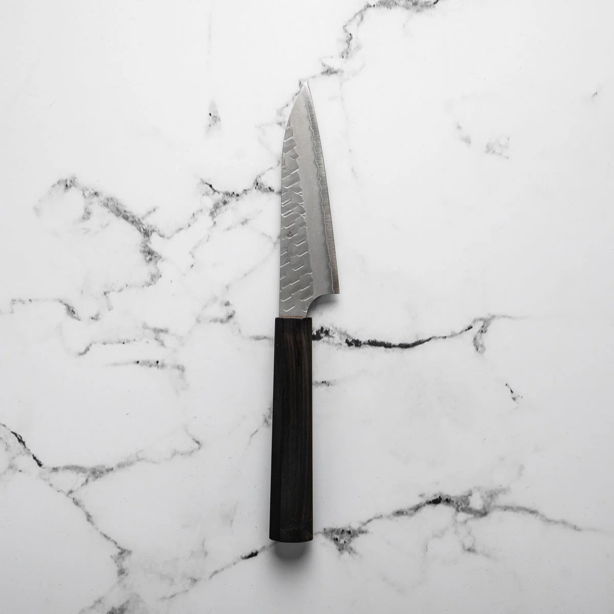 Nigara Hamono SG2 Migaki Tsuchime Petty 120mm - Ebony - Image 3